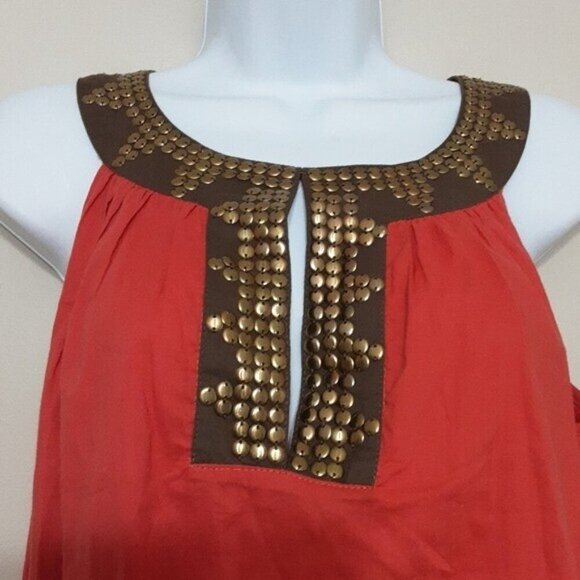 Anthropologie THML dress Womens S mini embellishments FESTIVAL Event Vacation - Picture 2 of 11